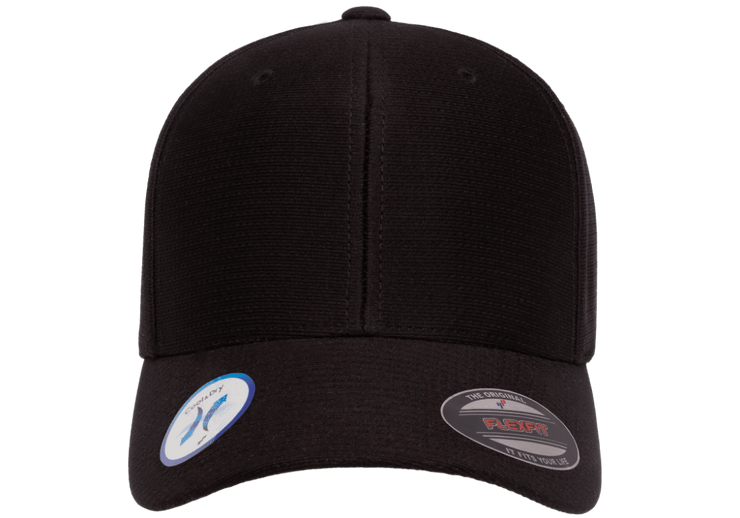 Flexfit Cool and Dry Pique Mesh Fitted Black