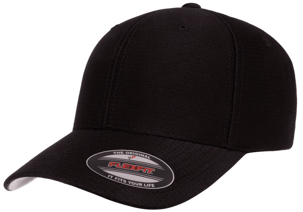 Flexfit Cool and Dry Pique Mesh Fitted Black