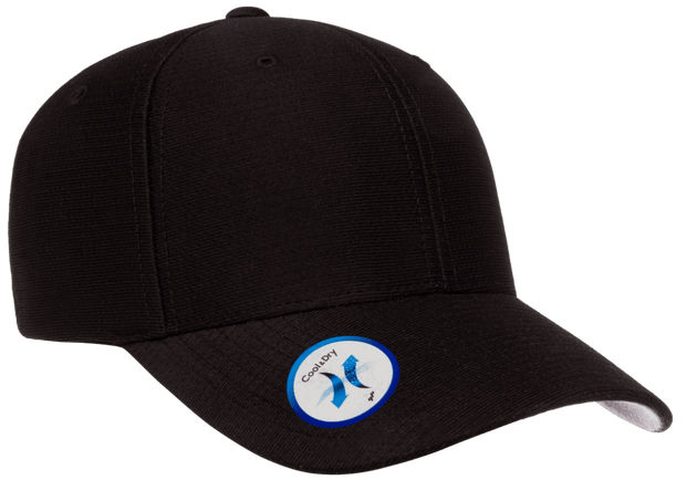Flexfit Cool and Dry Pique Mesh Fitted Black