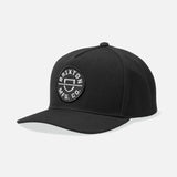 Brixton Crest C MP Snapback Black