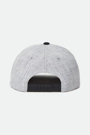 Brixton Crest C MP Snapback Heather Grey/Black