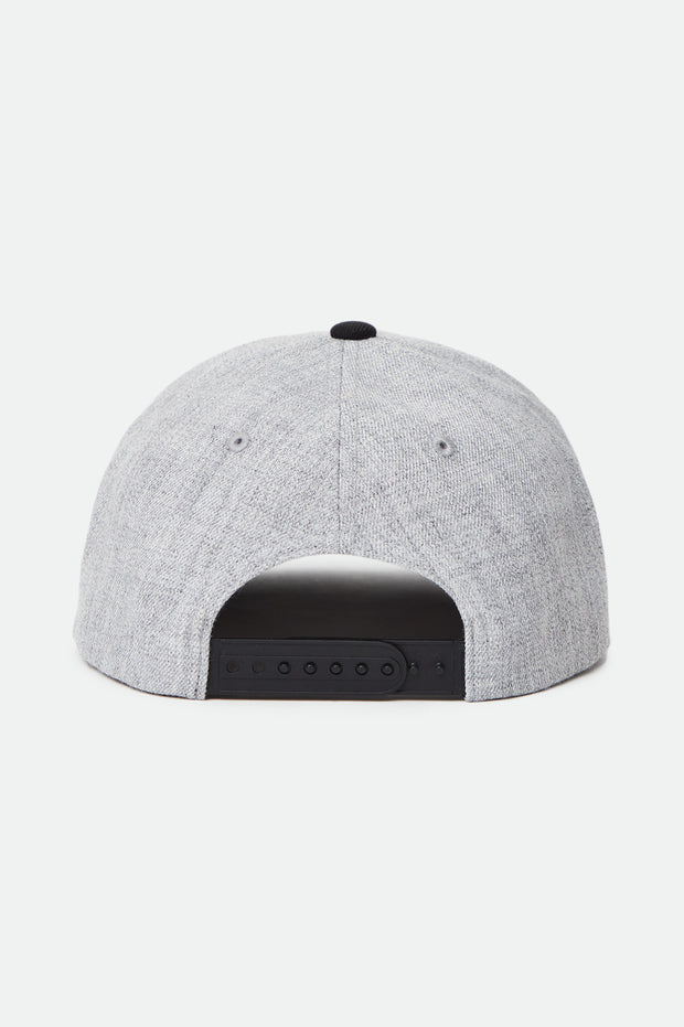 Brixton Crest C MP Snapback Heather Grey/Black