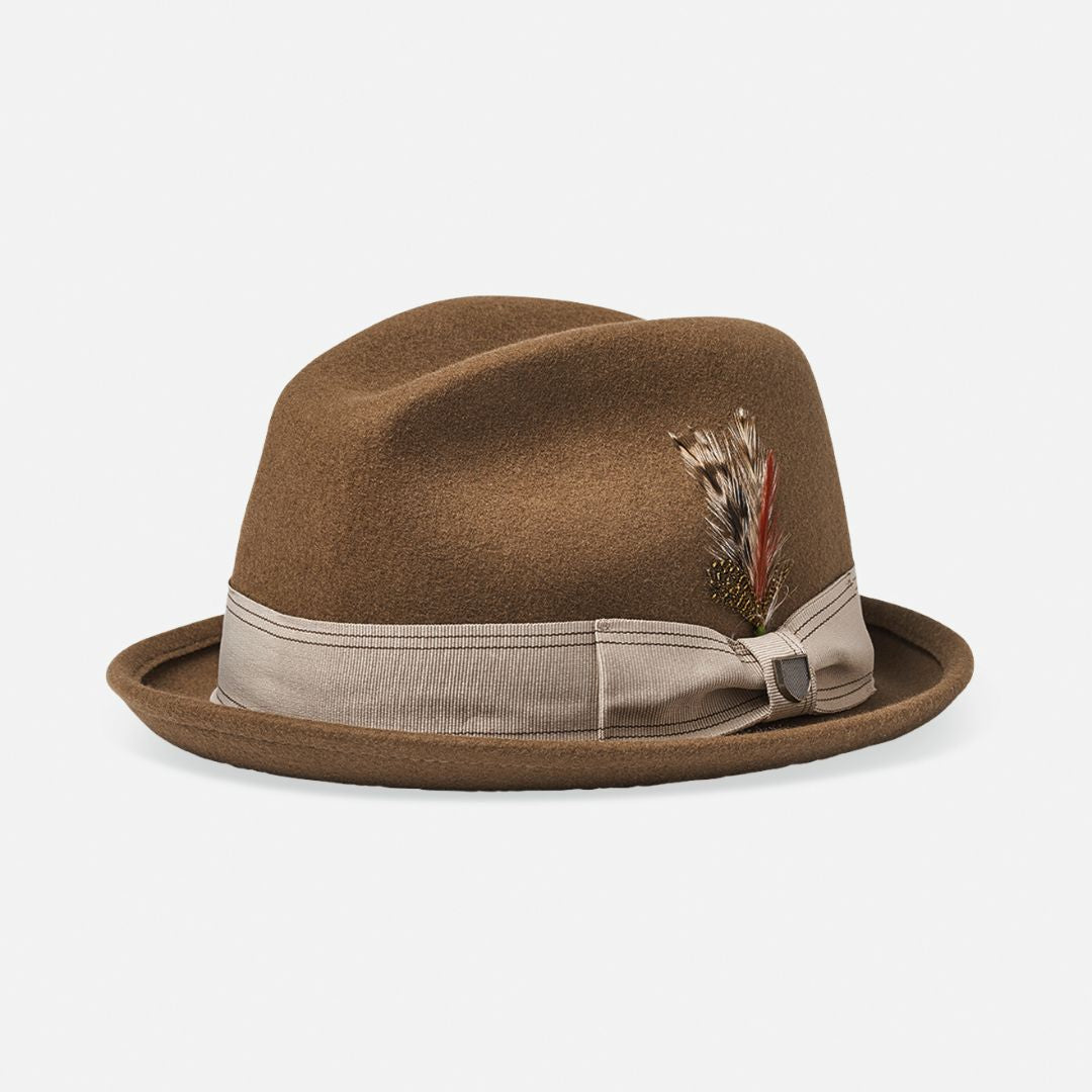 Brixton Gain Fedora Desert Palm/Safari
