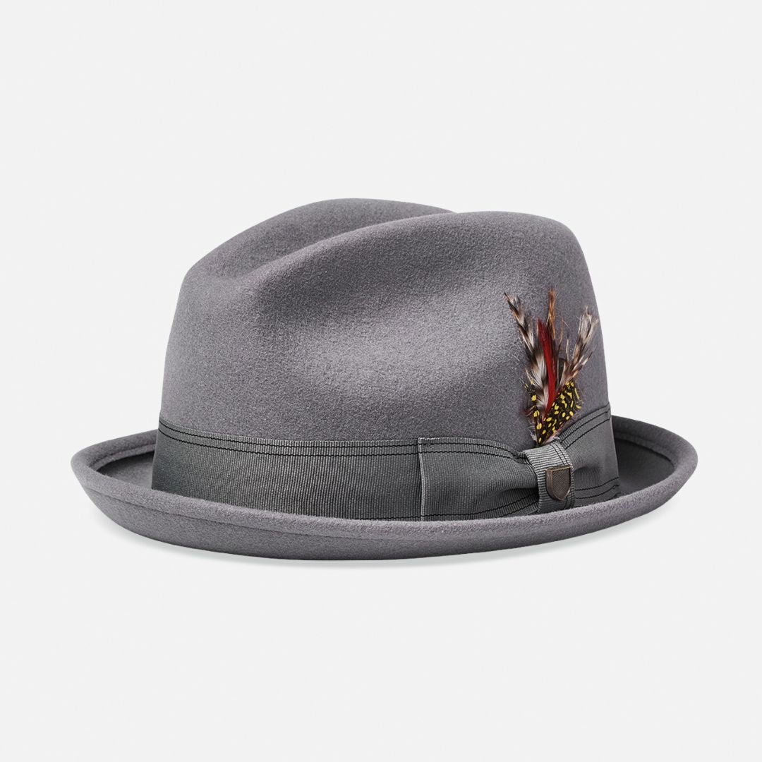 Brixton Gain Fedora Grey/Dark Grey
