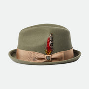 Brixton Gain Fedora Olive Surplus/Sand