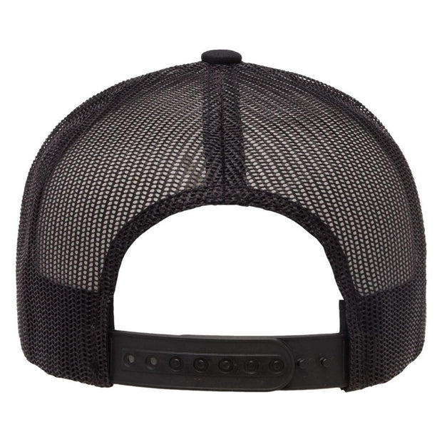 Flexfit Youth Retro Trucker Black