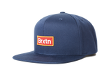 Brixton Gate III Snapback Washed Navy