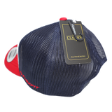 Flexfit Hi Crown Trucker Red White Blue
