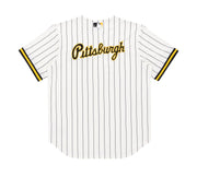 Majestic MLB Pinstripe Replica Jersey Pittsburgh Pirates White