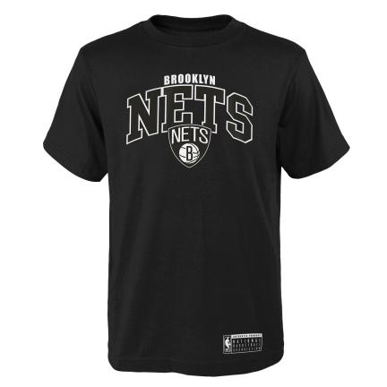 NBA Essentials Youth Team Arch Tee Brooklyn Nets Black