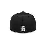 New Era 59Fifty NFL Authentic Collection Las Vegas Raiders Black/White