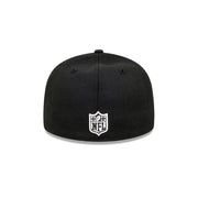 New Era 59Fifty NFL Authentic Collection Las Vegas Raiders Black/White