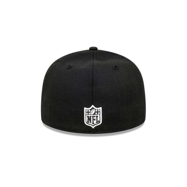 New Era 59Fifty NFL Authentic Collection Las Vegas Raiders Black/White