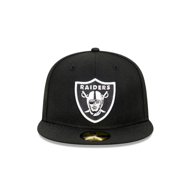 New Era 59Fifty NFL Authentic Collection Las Vegas Raiders Black/White