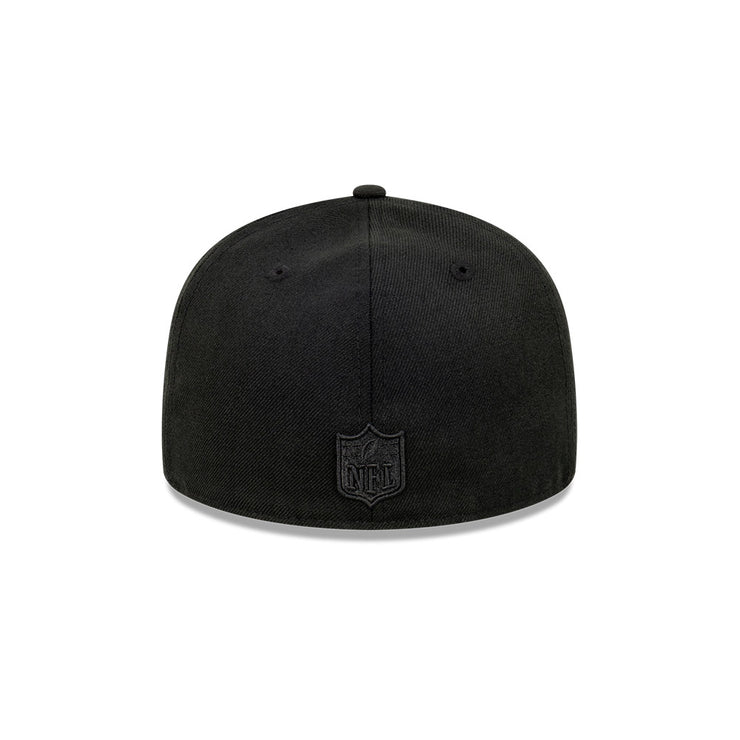 New Era 59Fifty NFL Authentic Collection Las Vegas Raiders Black on Black