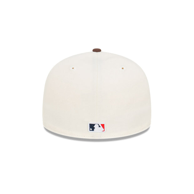 New Era 59Fifty MLB 2Tone Classic San Diego Padres Chrome White