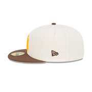 New Era 59Fifty MLB 2Tone Classic San Diego Padres Chrome White