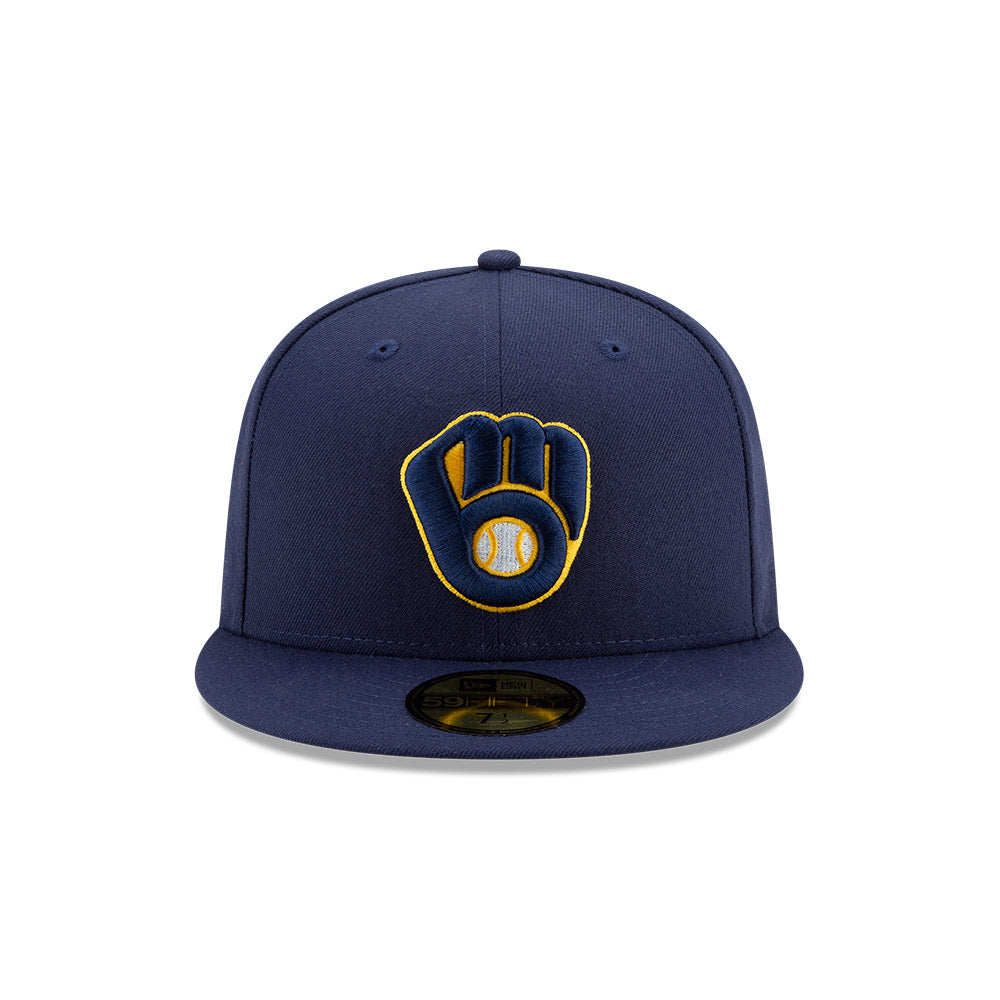 New Era 59Fifty MLB Authentic Collection Milwaukee Brewers Home