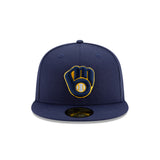 New Era 59Fifty MLB Authentic Collection Milwaukee Brewers Home