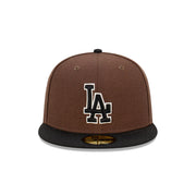 New Era 59Fifty MLB Black Angus Los Angeles Dodgers Walnut