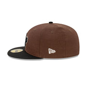 New Era 59Fifty MLB Black Angus Oakland Athletics Walnut