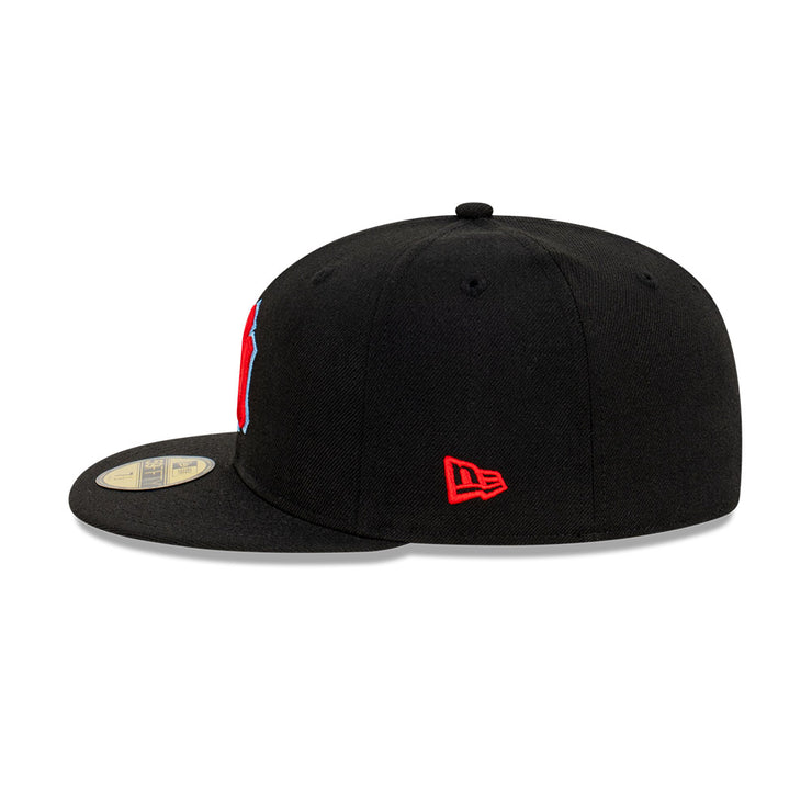 New Era 59Fifty MLB Digi Colour World Series New York Yankees Black Scarlet Sky Blue