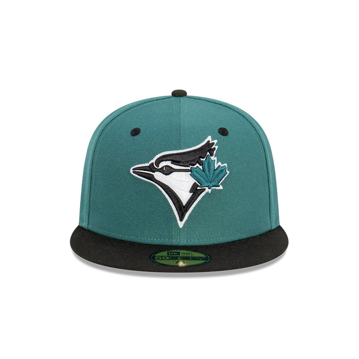 New Era 59Fifty MLB Pine & Black Toronto Blue Jays