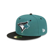 New Era 59Fifty MLB Pine & Black Toronto Blue Jays