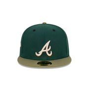 New Era 59Fifty MLB World Series Collard Greens Atlanta Braves