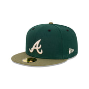 New Era 59Fifty MLB World Series Collard Greens Atlanta Braves