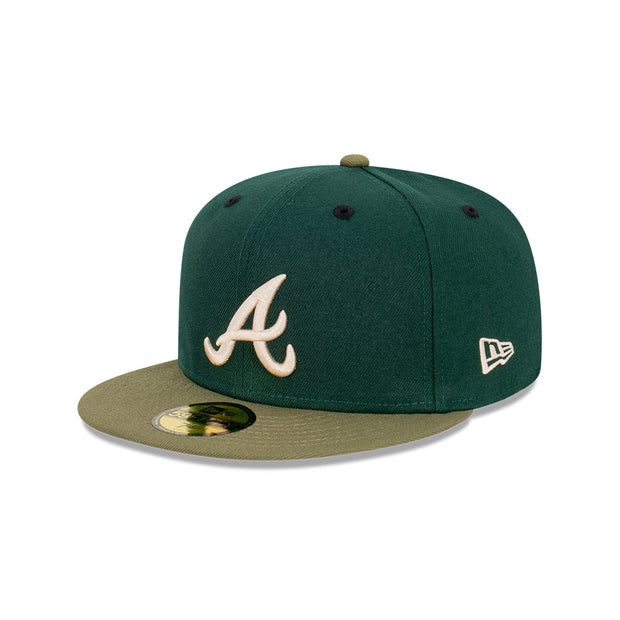 New Era 59Fifty MLB World Series Collard Greens Atlanta Braves