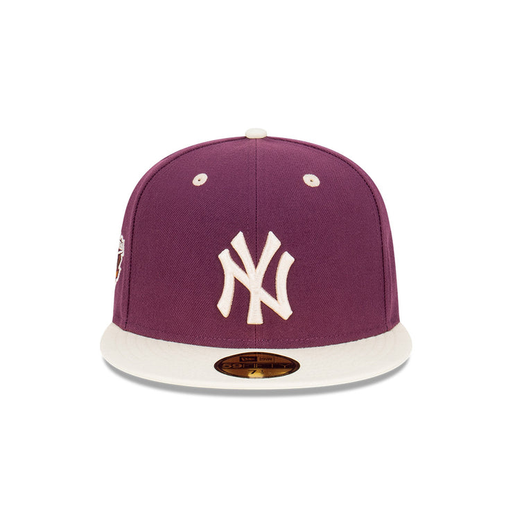 New Era 59Fifty MLB World Series Trail Mix New York Yankees Plum