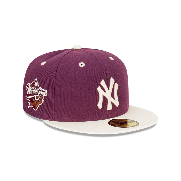 New Era 59Fifty MLB World Series Trail Mix New York Yankees Plum
