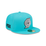 New Era 59Fifty NBA 22-23 On-Court City Edition ALT Portland Trail Blazers