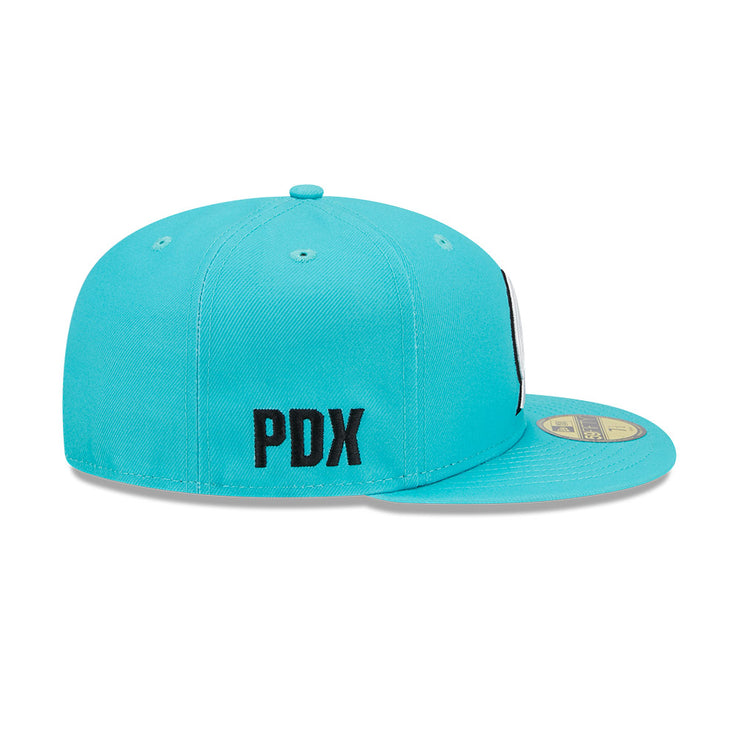 New Era 59Fifty NBA 22-23 On-Court City Edition ALT Portland Trail Blazers