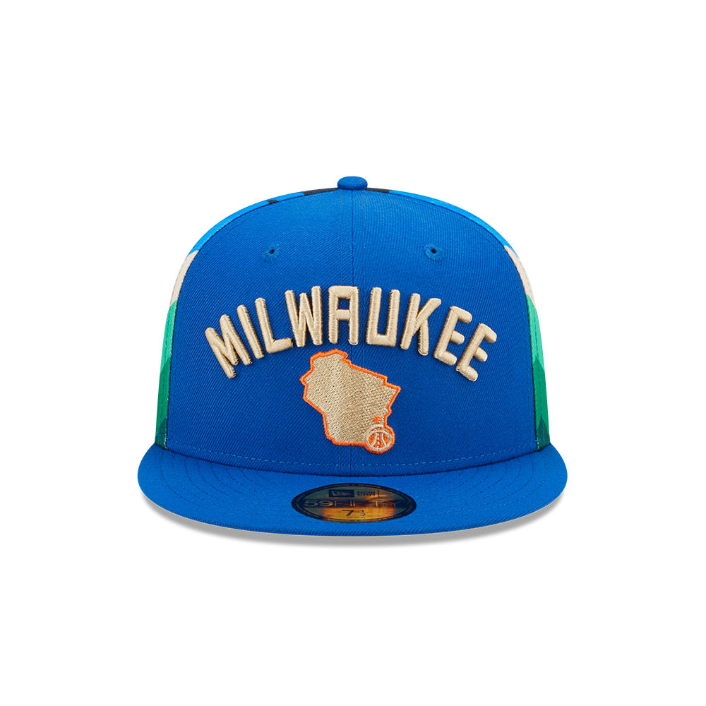 New Era 59Fifty NBA 22-23 On-Court City Edition Milwaukee Bucks