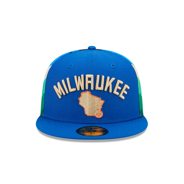 New Era 59Fifty NBA 22-23 On-Court City Edition Milwaukee Bucks