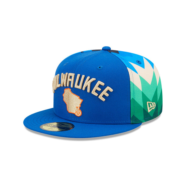 New Era 59Fifty NBA 22-23 On-Court City Edition Milwaukee Bucks