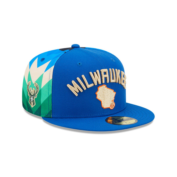 New Era 59Fifty NBA 22-23 On-Court City Edition Milwaukee Bucks