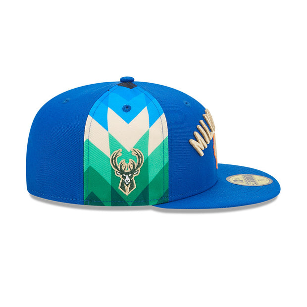 New Era 59Fifty NBA 22-23 On-Court City Edition Milwaukee Bucks