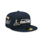 New Era 59Fifty NFL Historic Champs Seattle Seahawks