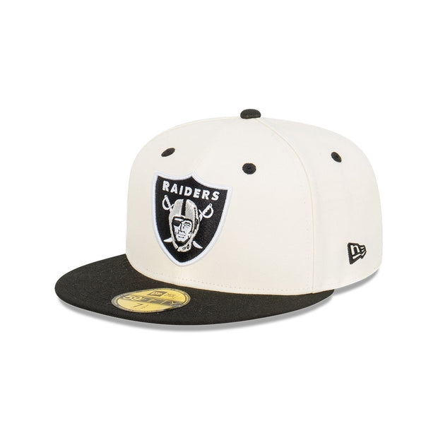 New Era 59Fifty NFL Las Vegas Raiders Pro Bowl 1986 Chrome White