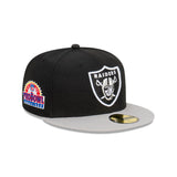 New Era 59Fifty NFL Las Vegas Raiders Pro Bowl 1988 Black Grey