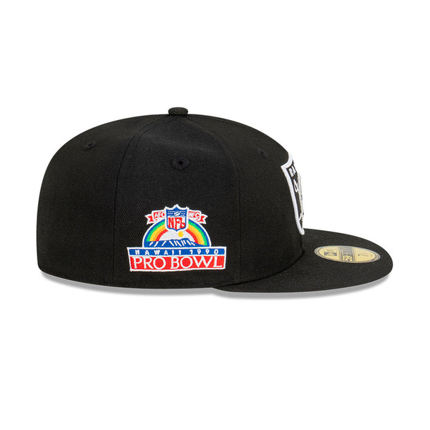 New Era 59Fifty NFL Las Vegas Raiders Pro Bowl 1990 Black Kelly Green UV