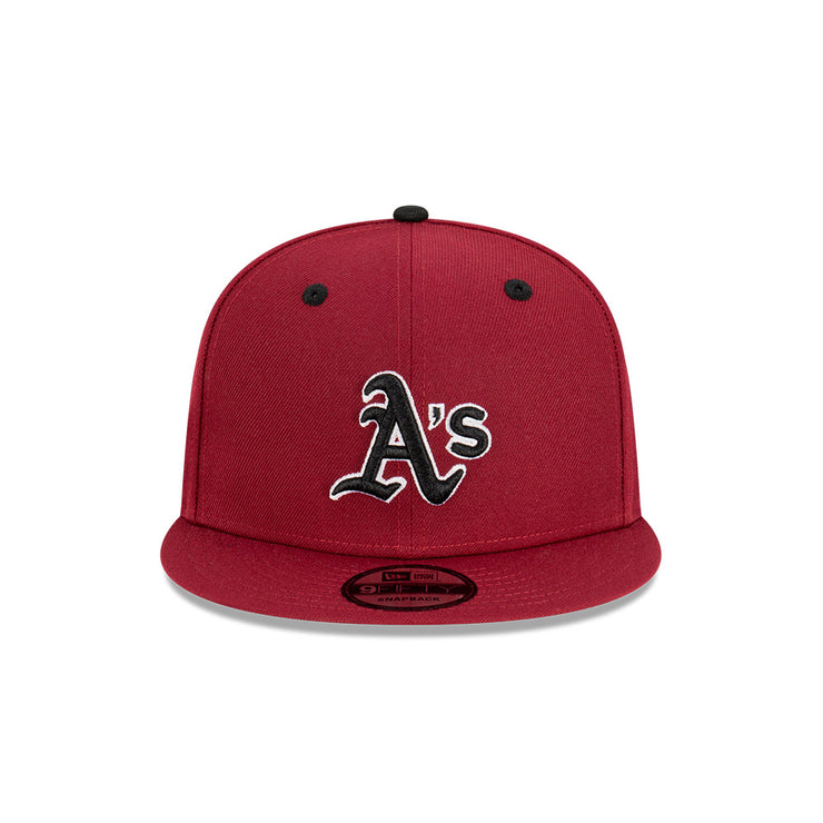 New Era 9Fifty MLB Dark Cherry Oakland Athletics