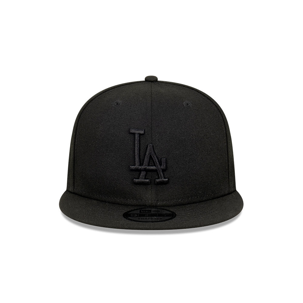 New Era 9Fifty Snapback MLB Los Angeles Dodgers Black On Black
