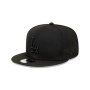 New Era 9Fifty Snapback MLB Los Angeles Dodgers Black On Black