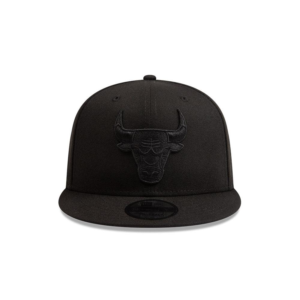 New Era 9Fifty Snapback NBA Chicago Bulls Black on Black
