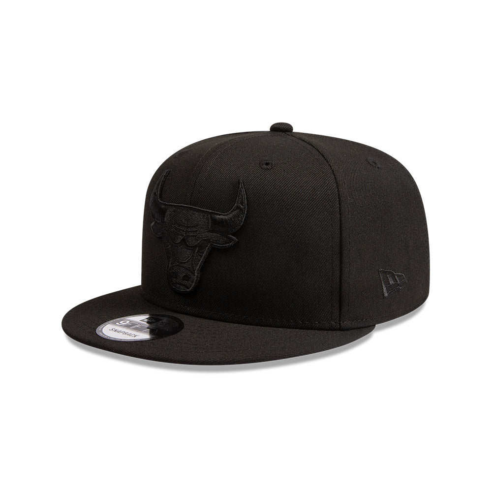 New Era 9Fifty Snapback NBA Chicago Bulls Black on Black