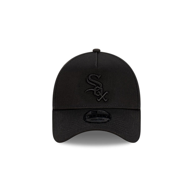 New Era 9Forty A-Frame MLB Chicago White Sox Black on Black